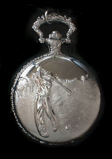 Pocket Watch Silver Geese by LJ Classique Brand New