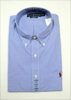 Ralph Lauren Polo Mens Classic Fit Button Down Dress Shirt New