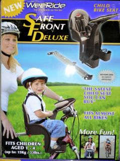   New Weeride Safe Front Deluxe Child Bike Seat Childrens Bicycle Seat