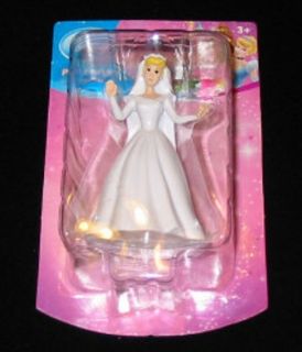 Disney Princess Figurine Cinderella Bride Cake Topper Toy Brand New in