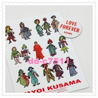 Yayoi Kusama Loveforever Mirror and Sticker set Dont miss it Best Deal