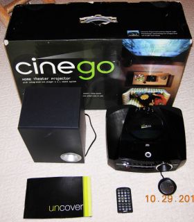 Cinego D1000 Home Theater Projector with built in DVD player