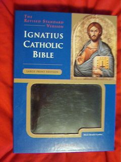 Ignatius Catholic Bible Large Print 2008 Bonded Leather