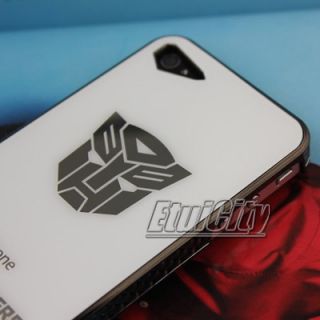 New Luxury Transformers Chrome Plating Hard Case Back Cover iPhone 4