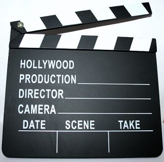 Movie Film Directors Slateboard Clapper Production Prop Working