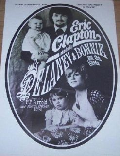 ERIC CLAPTON GERMANY POSTER 1971 GUNTHER KIESER