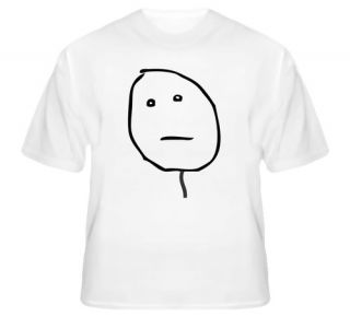 Poker Face Clean 4chan Meme Rage Comic Funny T Shirt