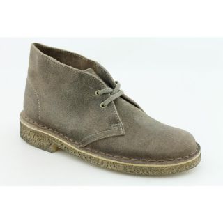Clarks Originals Desert Boot Womens Size 9 Gray Distressed Leather
