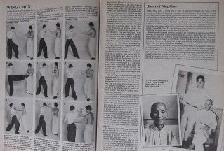 rare october 1982 inside kung fu magazine contents wing chun