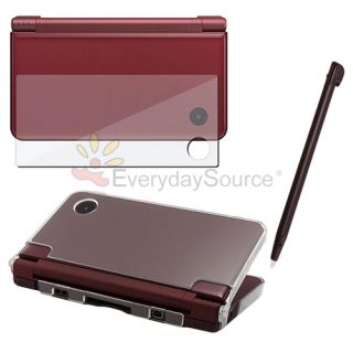 Clear Solid Case 3 LCD Screen Protector Brown Touch Pen For Nintendo