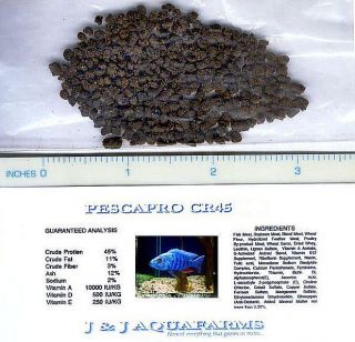  Sinking fish food pellet 40% 22 lb koi oscar cichlid pacu tropical