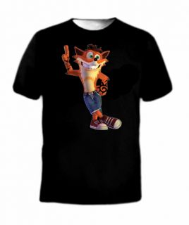 Crash Bandicoot Funny Game Classic T Shirt Old School Cortex 90s
