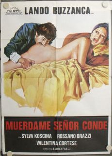 JS33 Lucio Fulci Dracula Buzzanca RARE 1sh Poster Spain