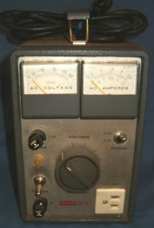 Vintage Eico 1078 Tube Radio Variable AC Power Supply Works Audio Ham