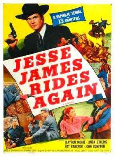 Jesse James Rides Again Clayton Moore Serial DVD