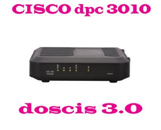 cisco dpc3010 docsis 3 0 8x4 cable modem