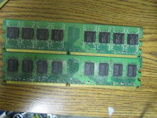 2GB 2x1GB 2Rx8 PC2 4200 533MHz DDR2 Desktop Memory Non ECC