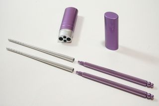  Portable Pen Pocket Aluminum Alloy Chopsticks Light Durable New