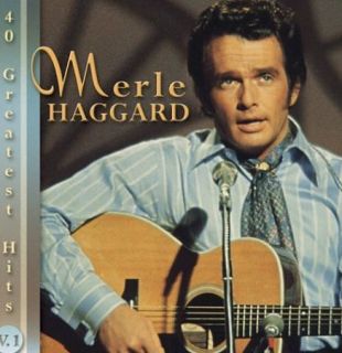  MERLE HAGGARD 40 GREATEST HITS 2 CD CLASSIC COUNTRY MUSIC OLDIES SONGs