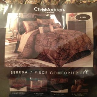 Chris Madden JCP Home Sereda 7 Piece King Comforter Set
