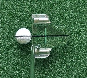 Clearview Dual Line Mallet 35 inch Putter w HC Weights