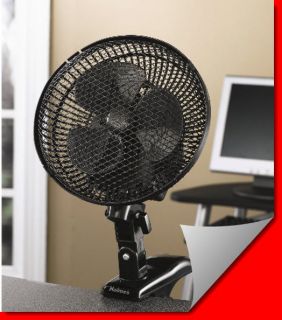  Oscillating Personal Electric 7 Inch Clip On Office Table Desk Fan 6 9