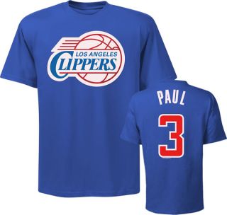 Chris Paul Los Angeles Clippers Youth Name and Number T Shirt Royal