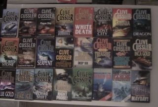 Clive Cussler Novels 24 from the Dirk Pitt Numa Files and Oregon Files