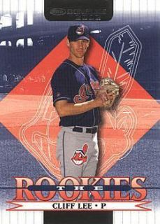Cliff Lee 2002 Donruss The Rookies Rookie RC Rangers