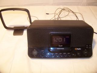 iLuv HD Radio Receiver with Dual Alarm Clock I168 w Antenna