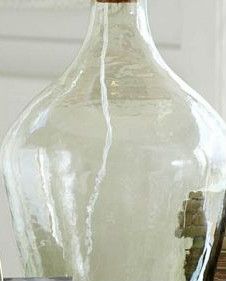 Pottery Barn Clift Glass Table Lamp Clear