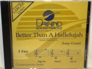 Amy Grant Better Than A Hallelujah Accompaniment CD