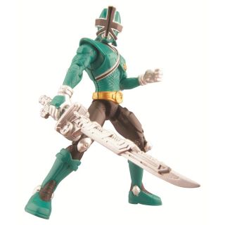 POWER RANGERS  Samurai Green Forest Mega Ranger 10cm Figure