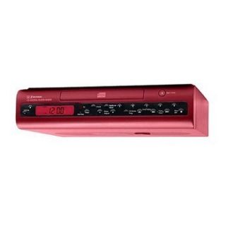  The Cabinet Mounted Attached Am FM CD Player Clock Radio Combo