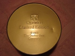 Quaker Oats Company Limited Edition 1983 Tin