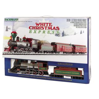 bachmann g scale white christmas large train set product description