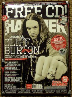 Metal Hammer Magazine CD Cliff Burton Last Day Metallica Slipknot 25th