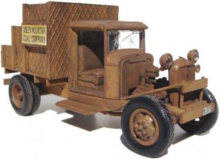  Scratch Bashed Built 1934 Ford Coal Mine Truck On30 On3 1 43