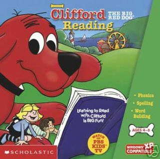 Clifford Reading Educational Software Mac PC SEALED New 078073679768