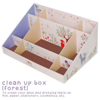 Korea Monopoly Clean Up Box Shelf Forest Wild Animals