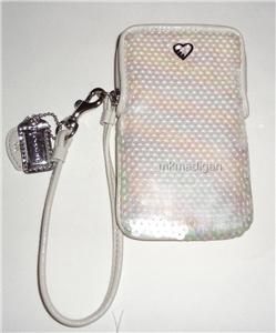 Coach Opal Sequin Poppy Universal Phone Case Wristlet 60681 ~ New