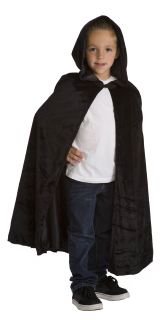 Black Hooded Cloak Witch Warlock Costume Renaissance s M by Little