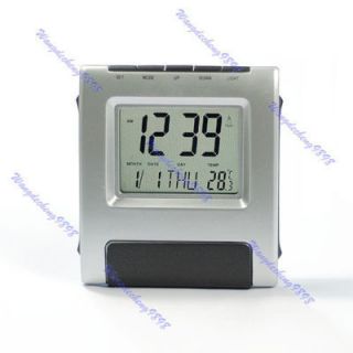 Transparent Screen LCD Digital Alarm Clock Reminder 002