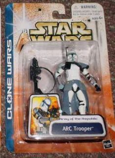 Clone Wars Star Arc Trooper Grey Action Figure