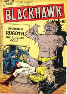 Blackhawk Comics 99 Issues on DVD Quality Golden Age