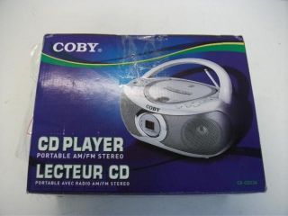 Coby CX CD236 Portable CD Player with Am FM Radio
