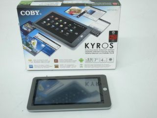 Coby Kyros 7 inch Android 2 3 4 GB Internet Touchscreen Tablet MID7120