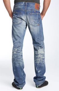 PRPS Straight Leg Selvedge Jeans (Bleached Splash Wash)
