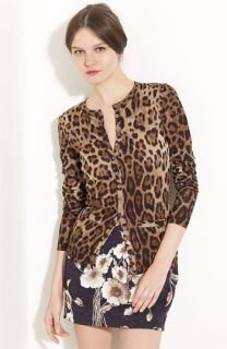 Dolce&Gabbana Leopard Print Cardigan