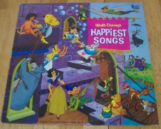 1967 Walt Disneys Happiest Songs 33 1 3 RPM Record